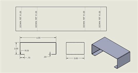 solidworks sheet metal drawing show bend lines|sheet metal modeling in solidworks.